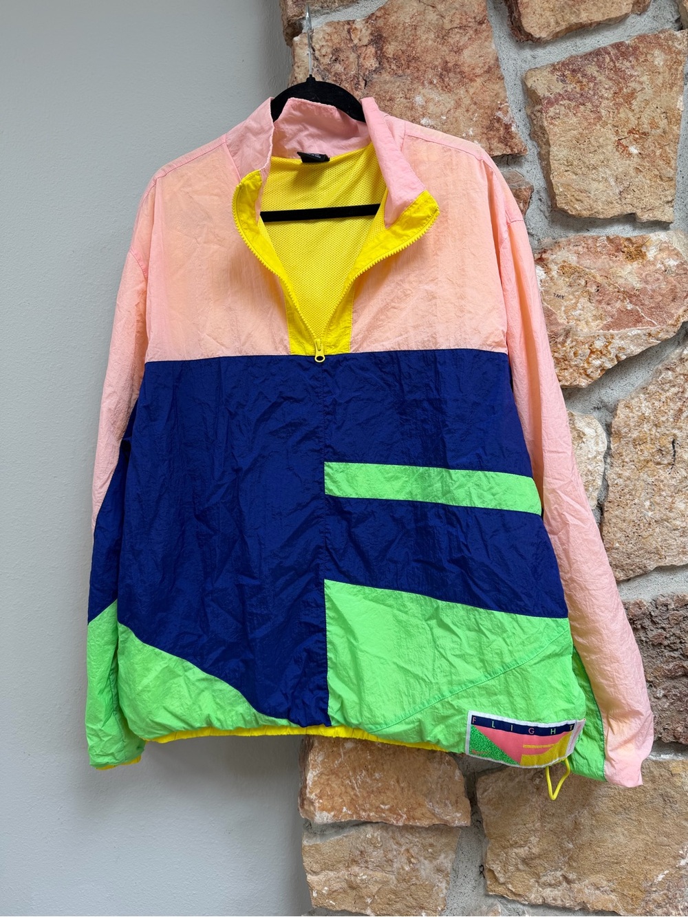 Nike Flight 90s Inspired Colorblock Windbreaker Jacket